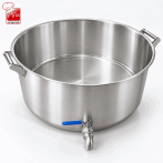 دیگ استیل شیردار تک جداره